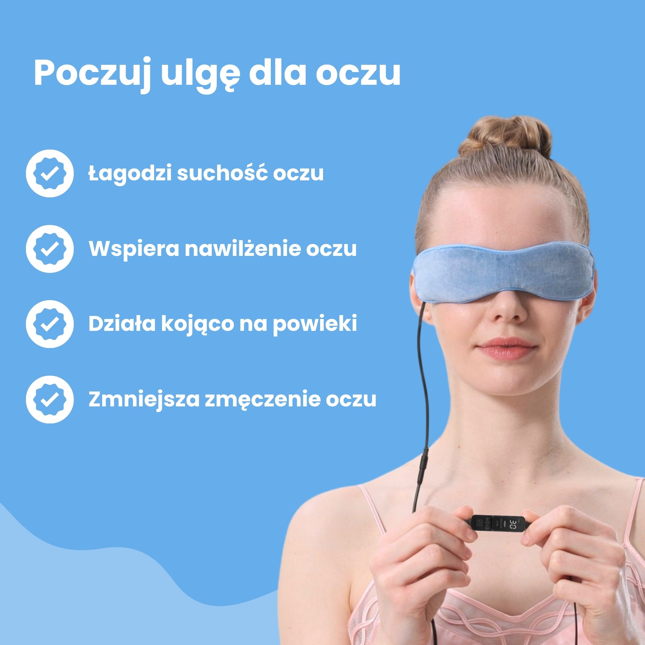 Podgrzewana maska na oczy USB MediMask™