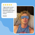 Opinia od Dawida na temat podgrzewanej maski na suche oczy USB MediMask.